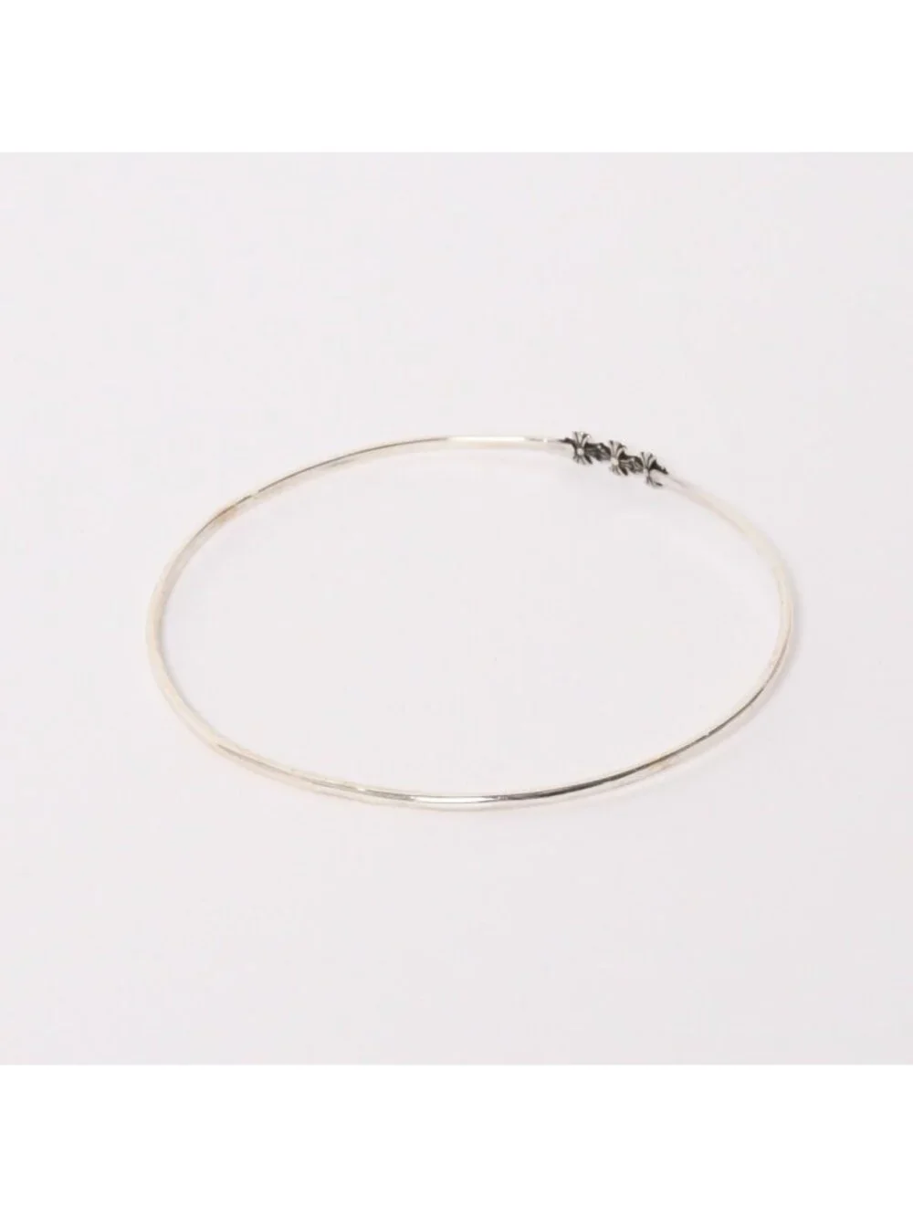 Chrome Hearts Bngl Bblgm Pls Bubblegum Plus Bangle 925 Sterling Silver Bracelet